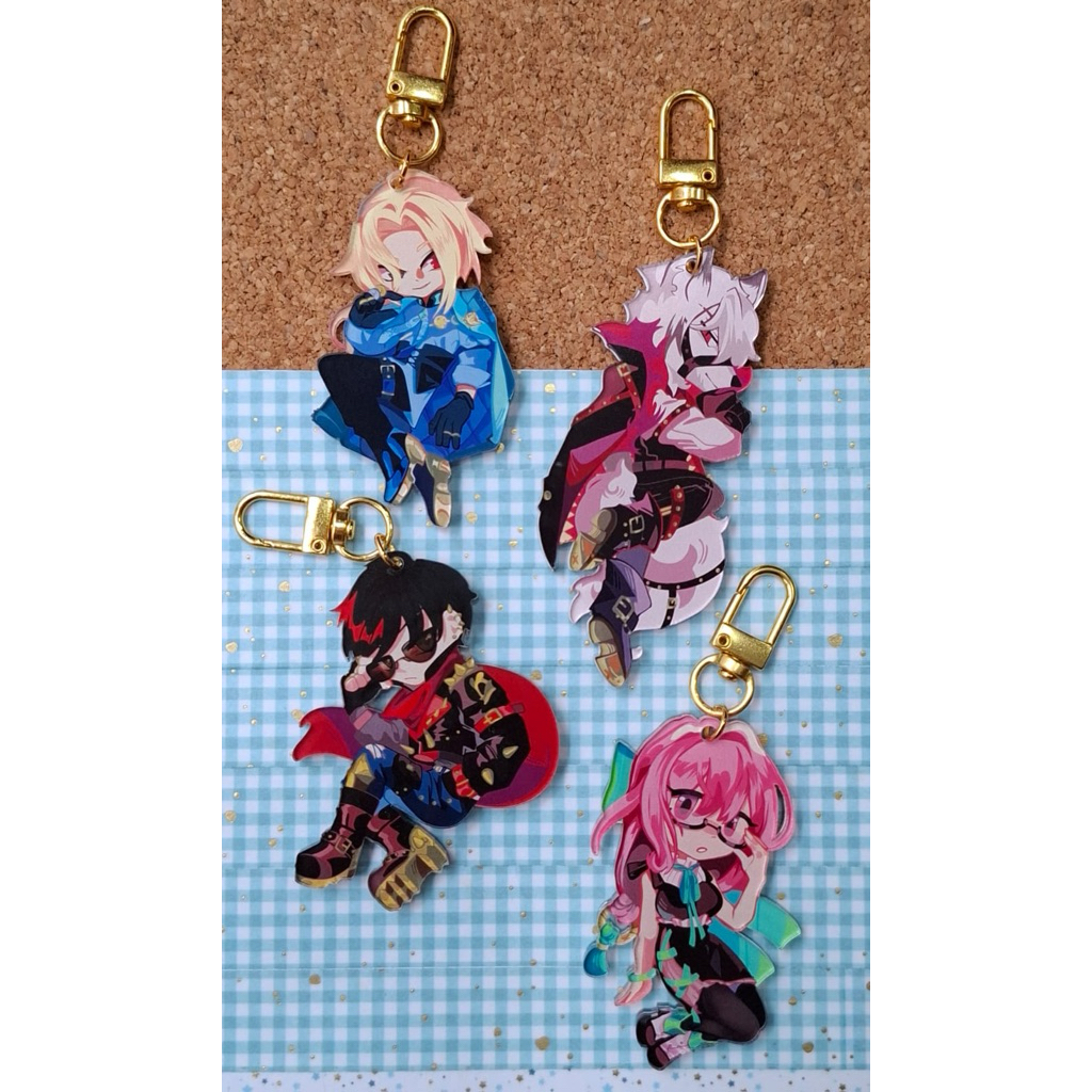 Jual ZZZ Zenless Zone Zero borderless Keychain fanmerch by Novase Ease ...