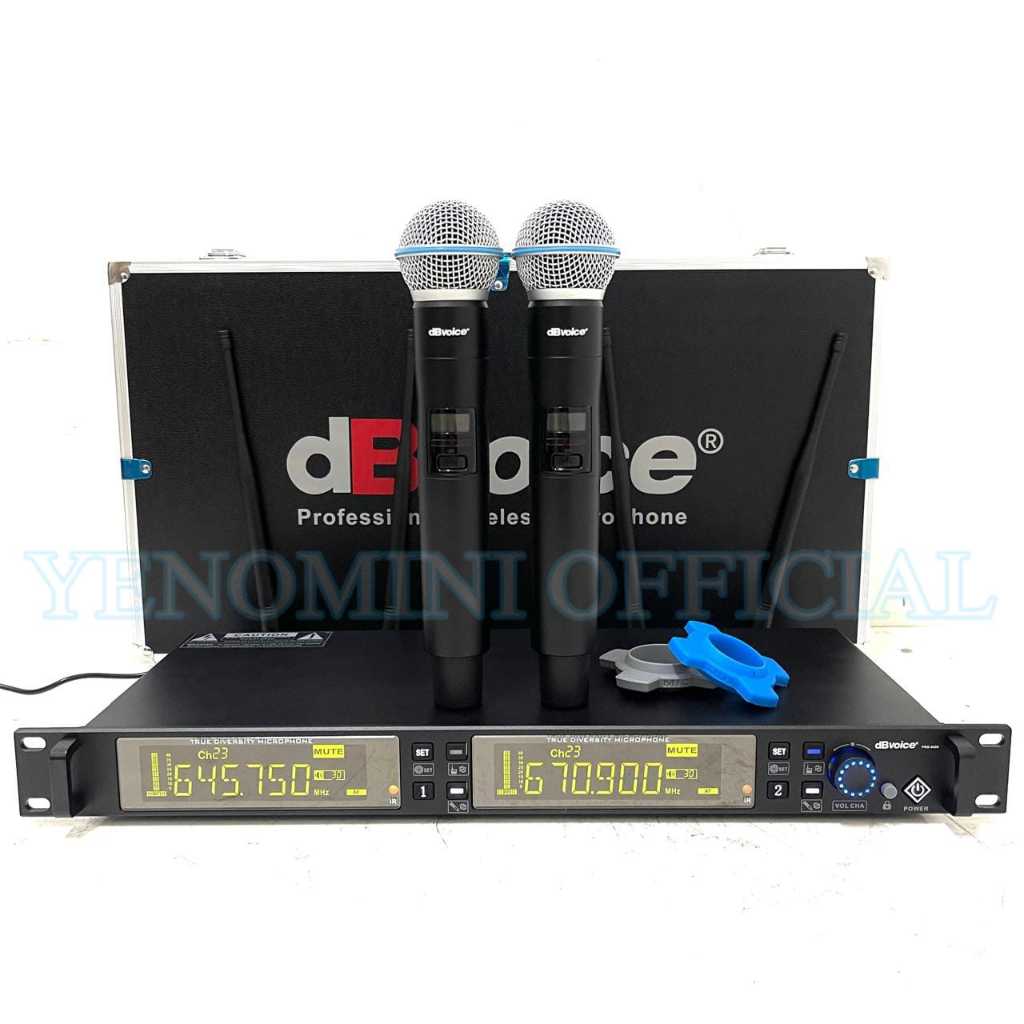 Jual Mic Wireless dB Voice Pro 9000 Free Koper Original 2bh Microphone ...