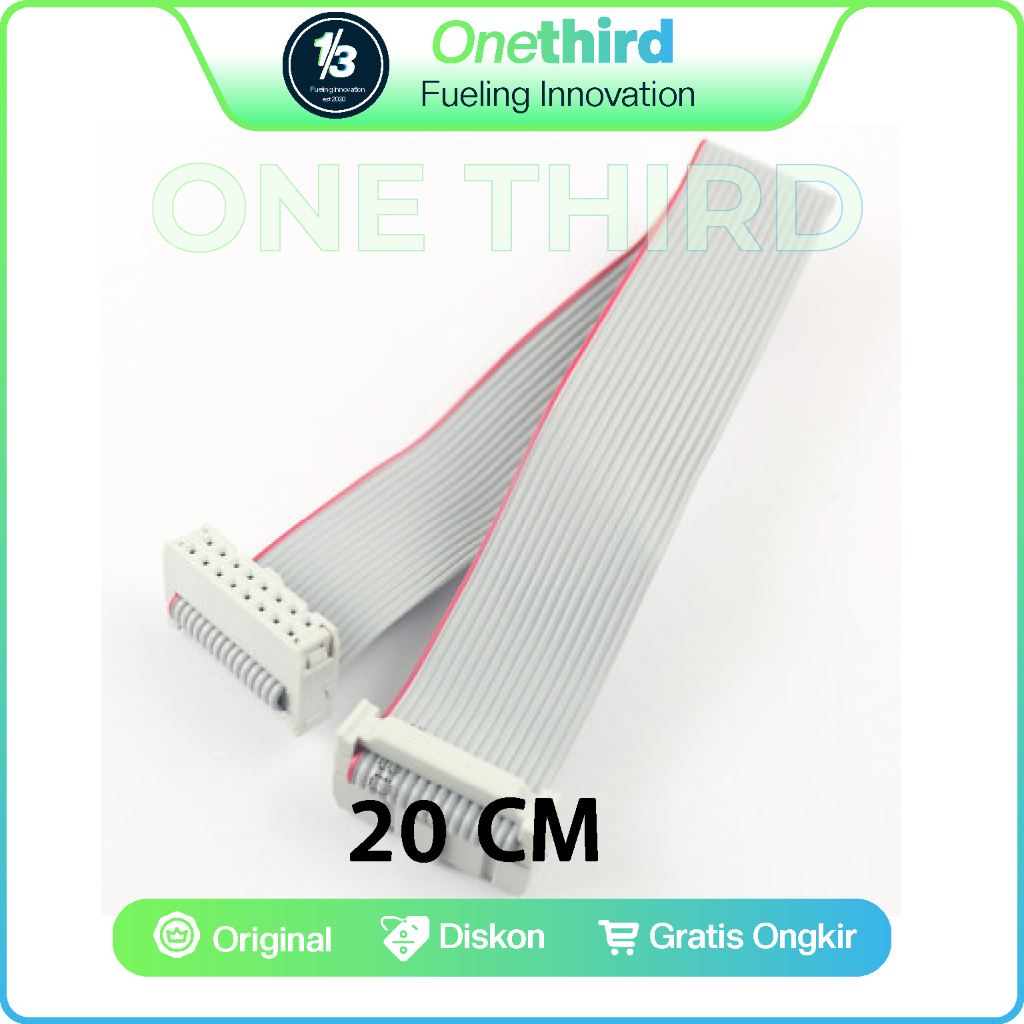 Jual Kabel Ribbon IDC HUB75 16 Pin Panjang 20cm untuk Videotron ...