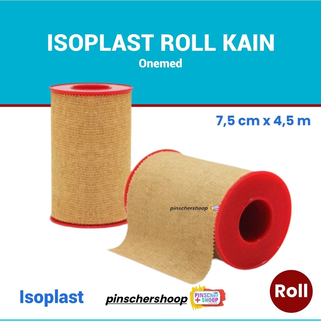 Jual Isoplast 7,5cm x 4,5m Onemed Plester Roll Kain / Satuan | Shopee ...