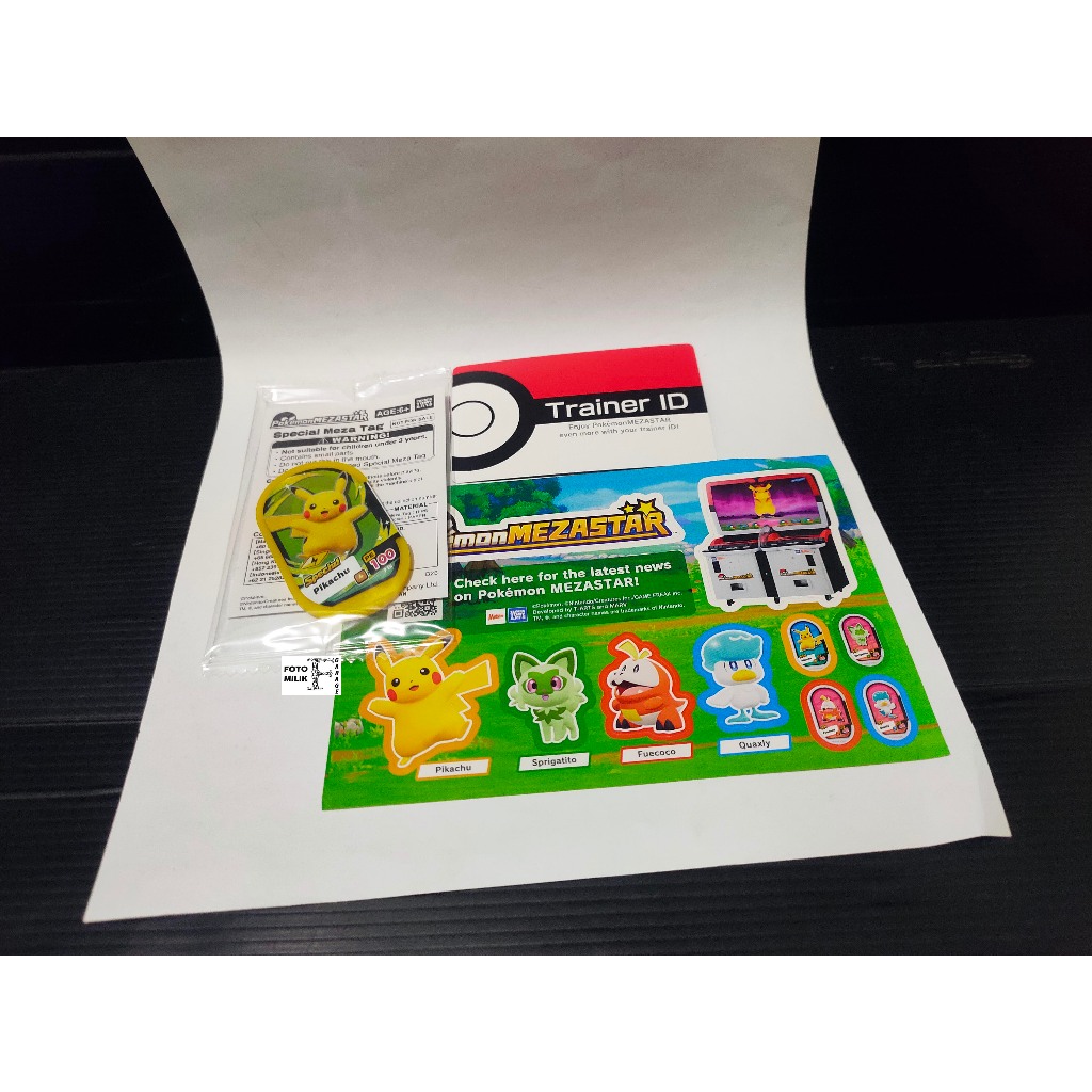 Jual Pokemon Mezastar Special Meza Tag Pikachu Z Move Promotional ...