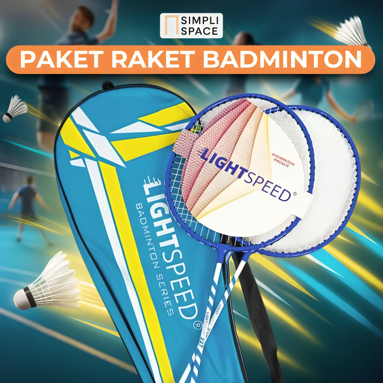 Jual Raket Badminton Original PAKET Isi 2 Pcs Raket Bulutangkis ...
