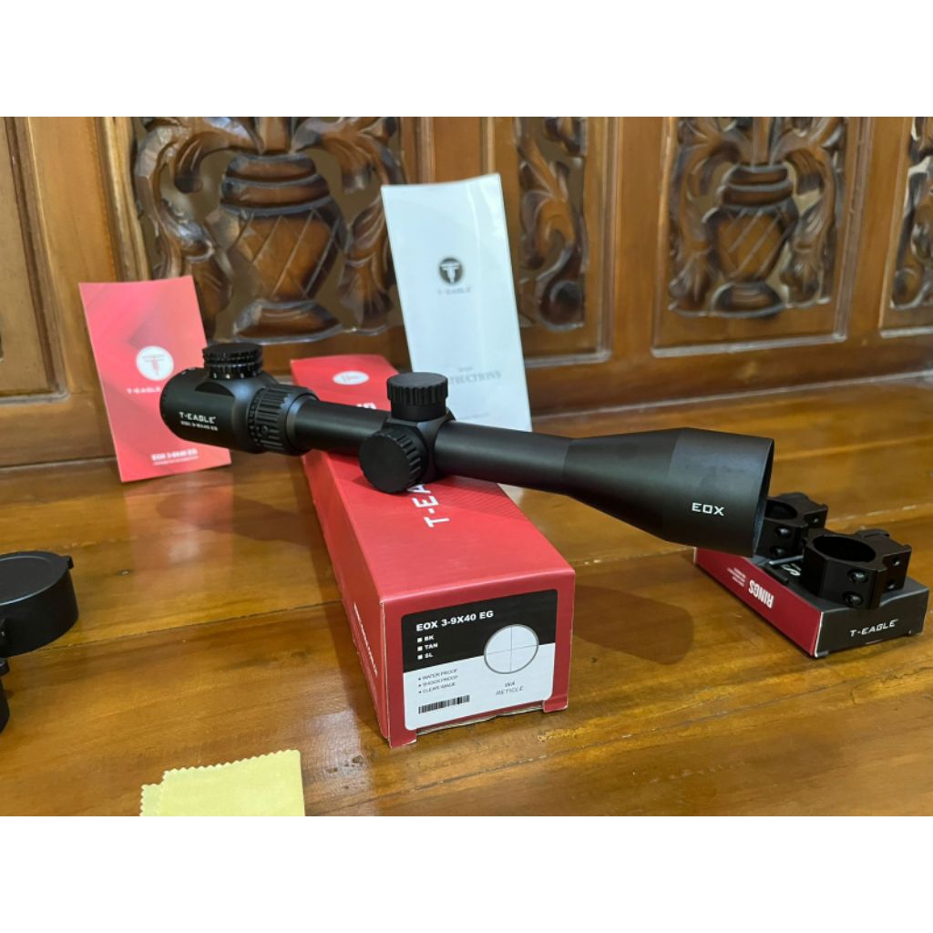 Jual TELESKOP T- EAGLE EOX 3-9X40 EG RETIKEL NYALA | Shopee Indonesia