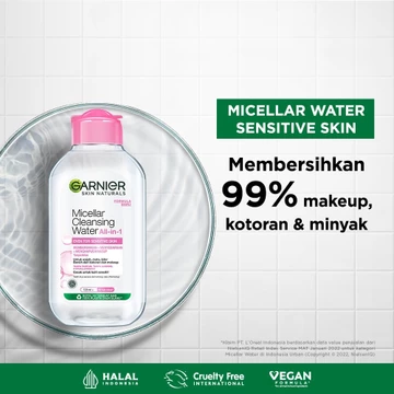 Garnier Micellar Cleansing Water Pink Blue Bipase Oil Rose 400 Ml 125 Ml 50 Ml TnT Beauty