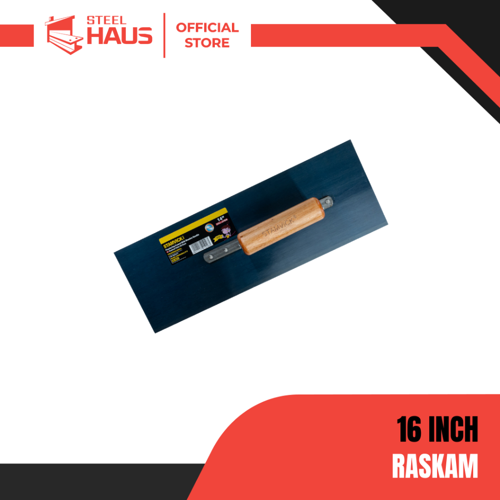 Jual Laskam Besi / Raskam / Roskam Besi Gagang Kayu Rata Stamvick ...