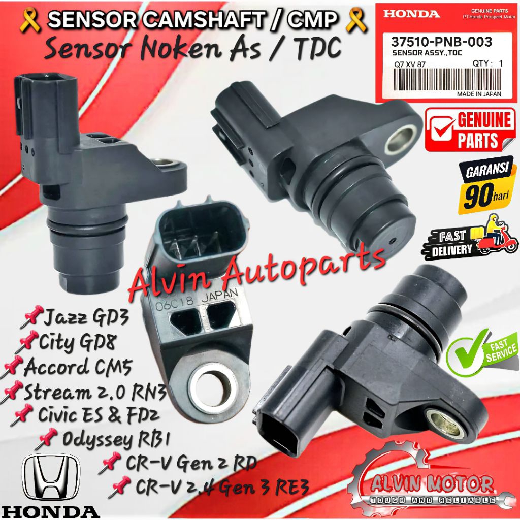Jual ORIGINAL SENSOR NOKEN AS CAMSHAFT CMP TDC CRV GEN 2 GEN 3, JAZZ ...