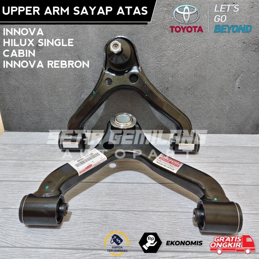 Jual UPPER ARM 1SET 2PCS SAYAP ATAS INNOVA HILUX SC INNOVA REBRON MEREK ...