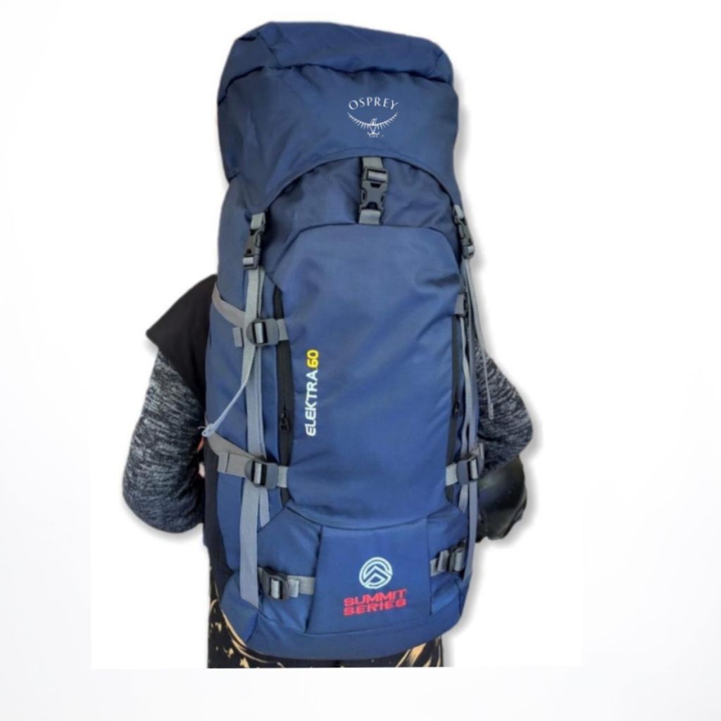 Tas Gunung Osprey 60 Liter elextra Frame + fiber # Tas Hiking Tas Carrier Outdoor