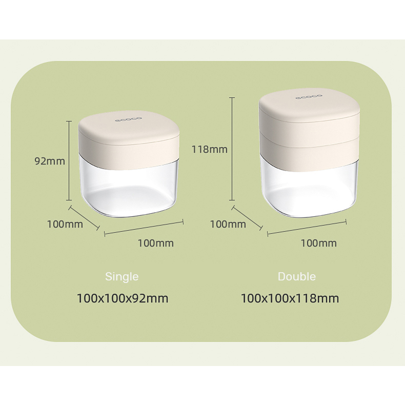 Jual ECOCO Icebox Round - Cetakan Es Puding Mpasi Ice cube Es Batu Ice ...