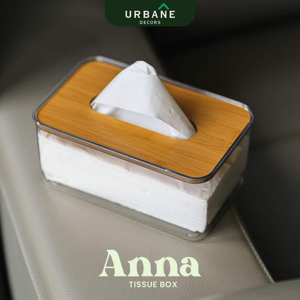 Jual [URBANE] ANNA Tissue Box Kotak Tisu Minimalis Transparan Murah ...