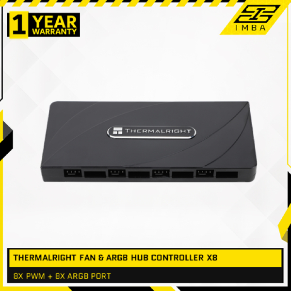 Jual THERMALRIGHT FAN & ARGB HUB CONTROLLER X8 (8X PWM + 8X ARGB PORT ...