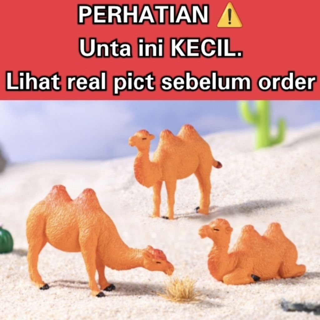 Jual 1pc Miniatur Unta Gurun Camel Onta Maket Diorama Landscape ...