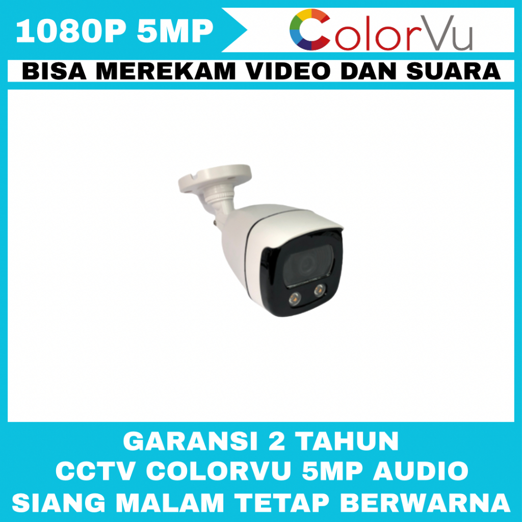 Jual PAKET CCTV COLORVU 5MP 16 CHANNEL 12 KAMERA FULL COLOR 1080P TURBO ...