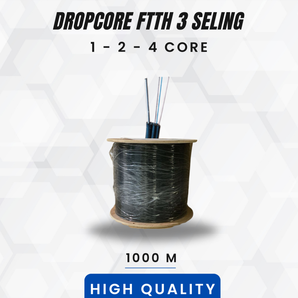 Jual Dropcore FTTH - 1 core 2 core 4 core 1000 M | Shopee Indonesia