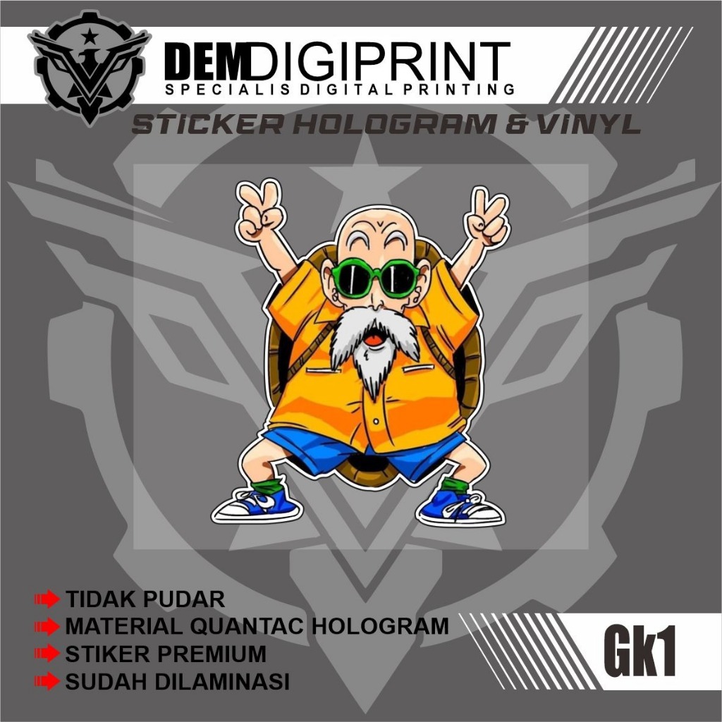 Jual Kakek goku stiker anime kakek sun goku dragonball | Shopee Indonesia