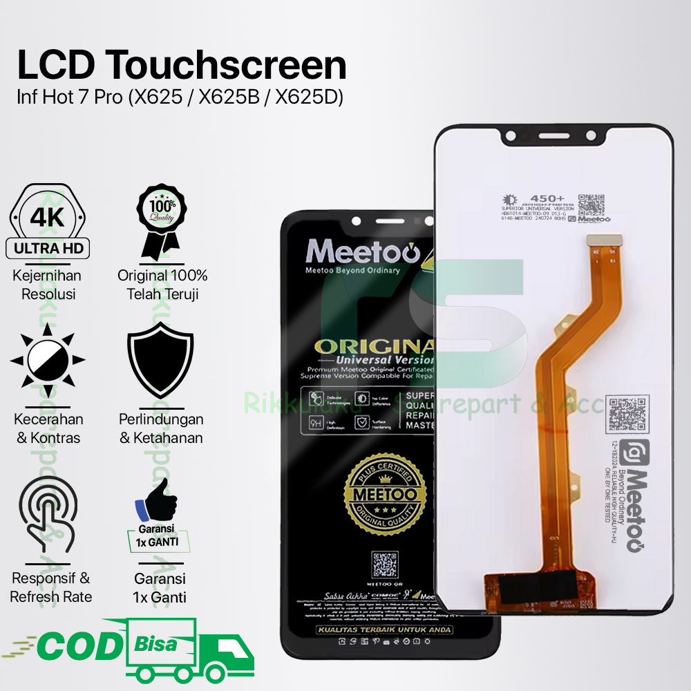 Jual LCD Touchscreen Infinix Hot 7 Pro (X625 / X625B / X625D) Original ...