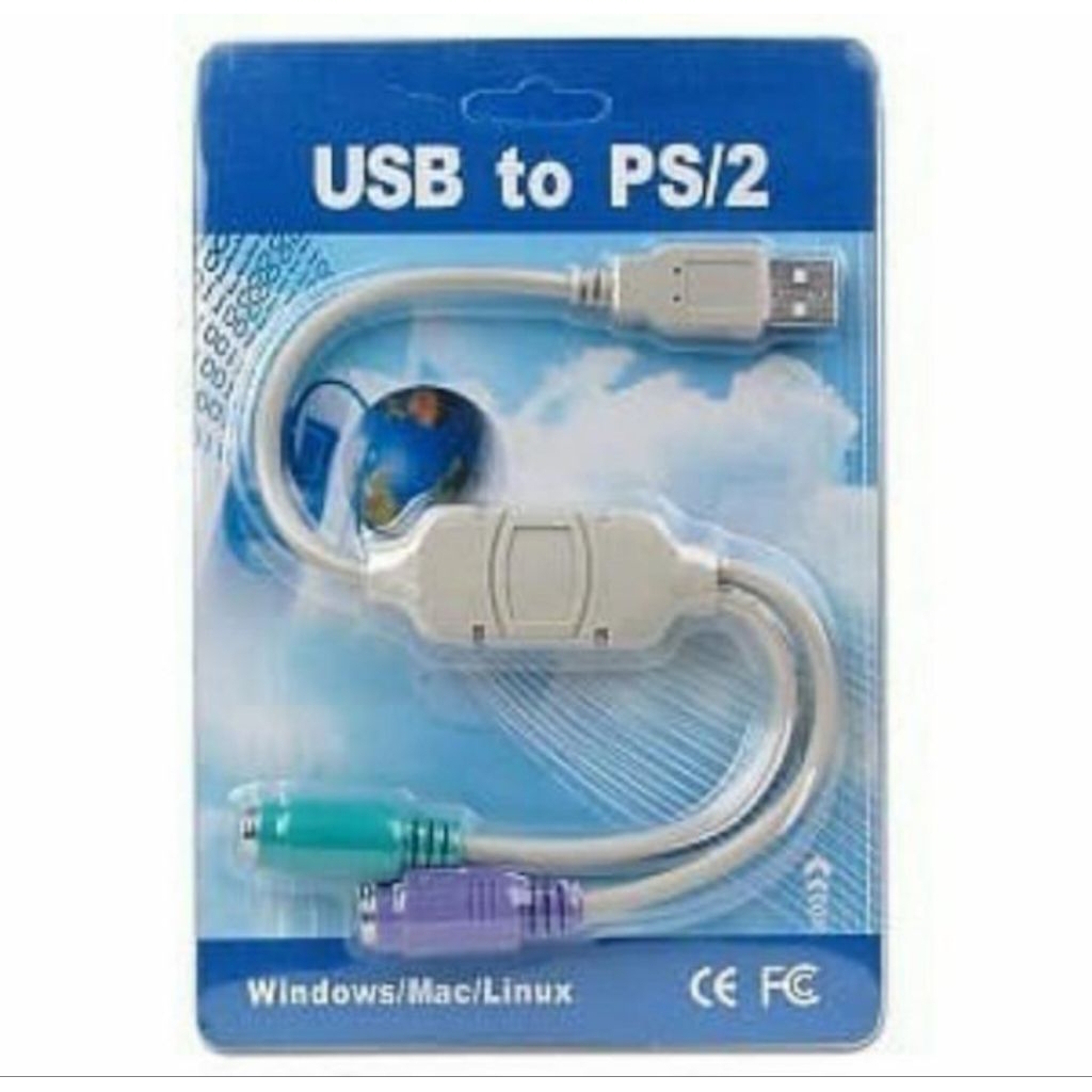 Jual Usb to PS2 Kabel / Converter Kabel usb to ps2 / Kabel usb to ps2 ...