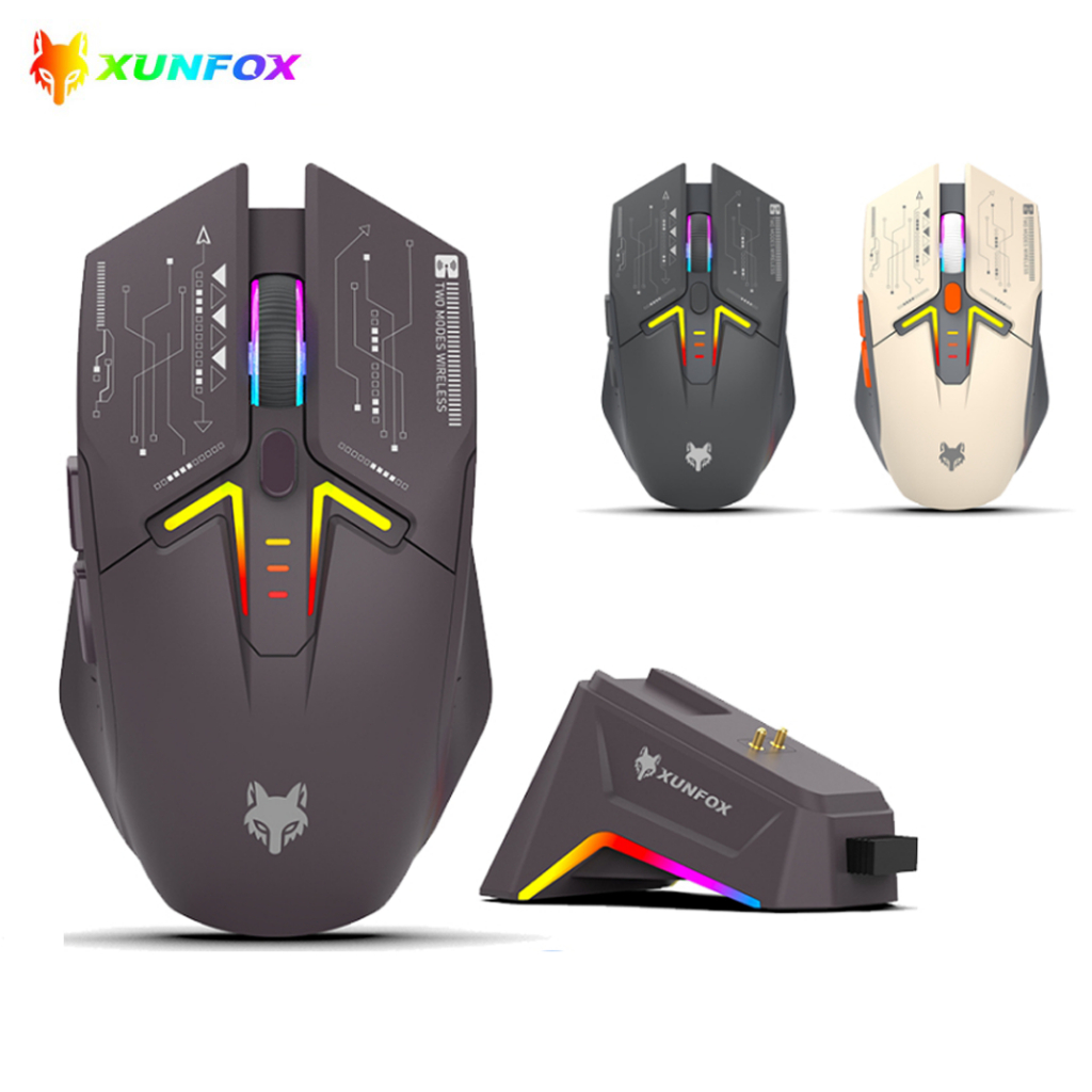 Jual XUNFOX Wireless Gaming Mouse H2 Magnetic Fast Charging 2.4GHz ...