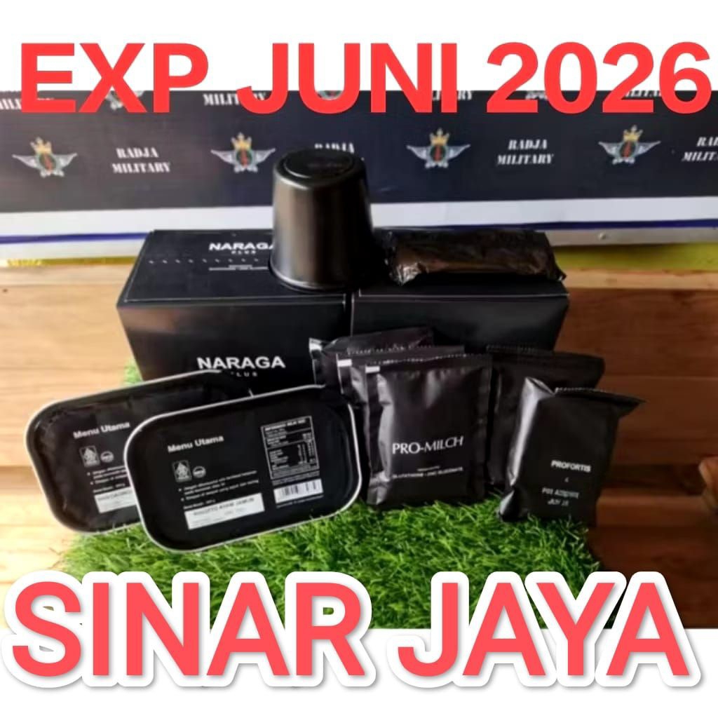 Jual RANSUM NARAGA MAKANAN TNI 1 PAKET GRATIS PEMANAS EXP.JUNI 2026 ...