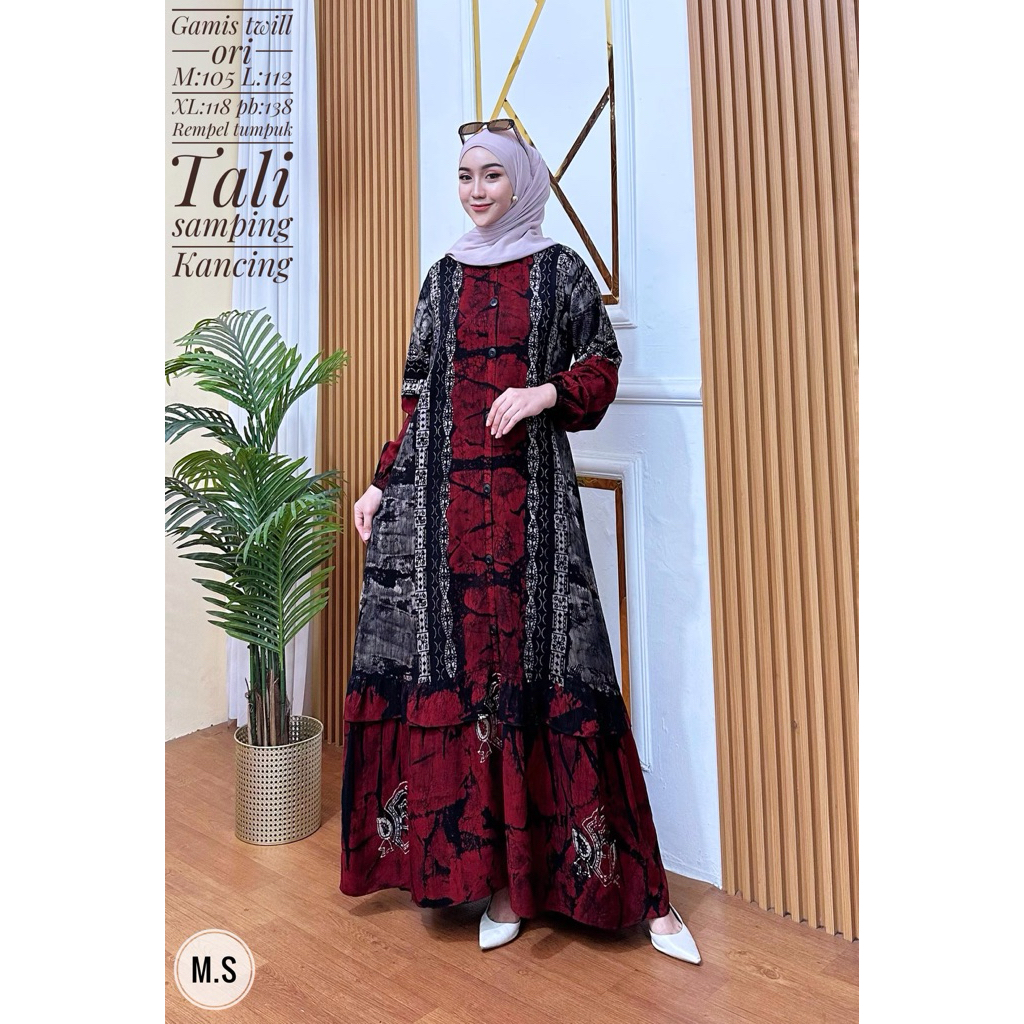 Gamis Twill Ori Gamis Twill Cap Gamis 7