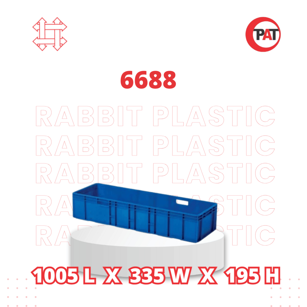 Jual Rabbit Container Plastik Rapat 6688 | Shopee Indonesia
