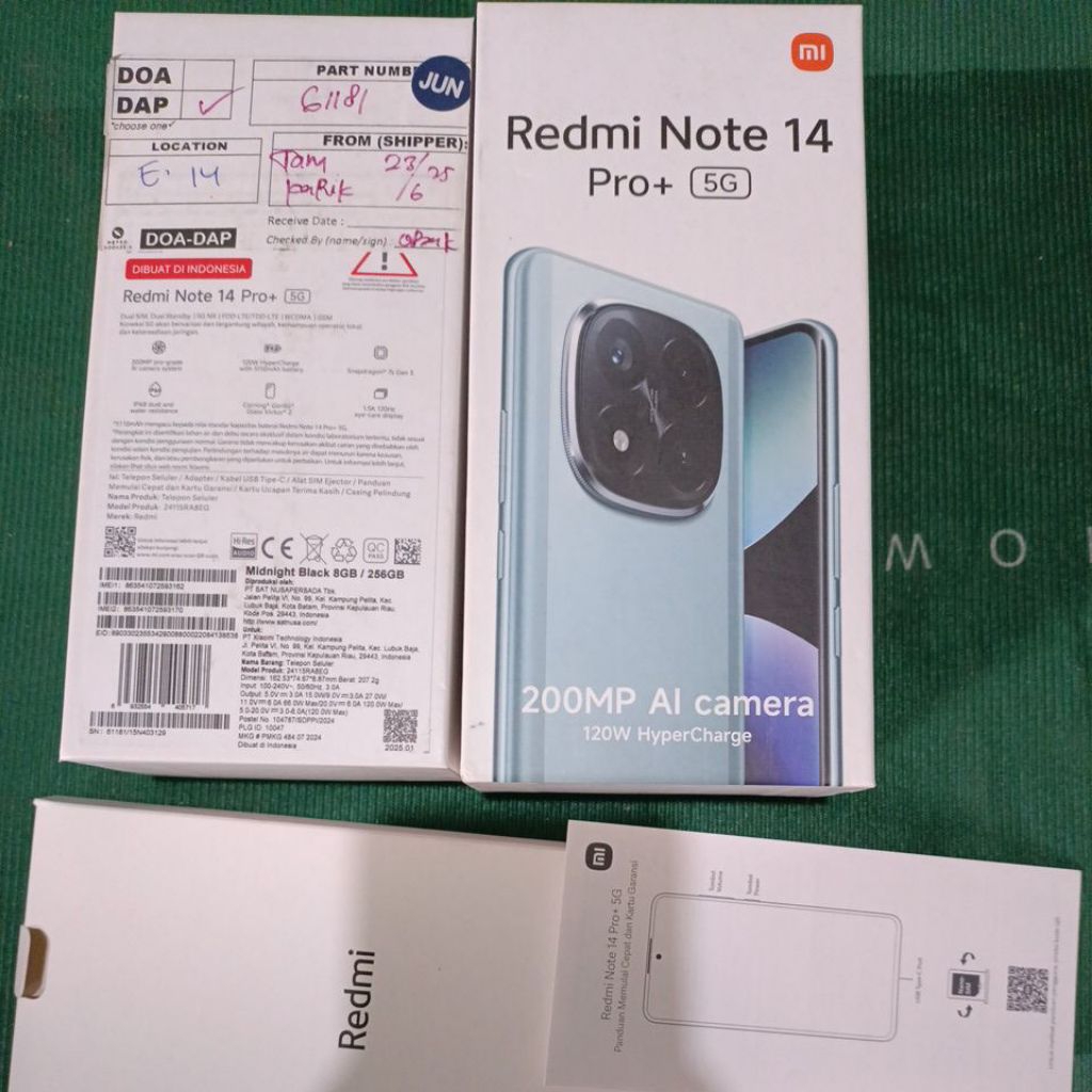 Jual DUS BOX KOTAK REDMI NOTE 14 PRO 5G ASLI BAWAAN ORIGINAL | Shopee ...