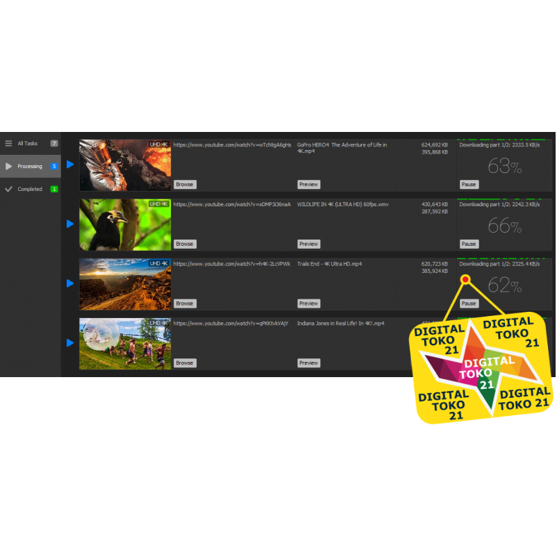 Jual [Diinstallkan] 4KSoftware 4K Downloader 5.18 Full Version Software ...