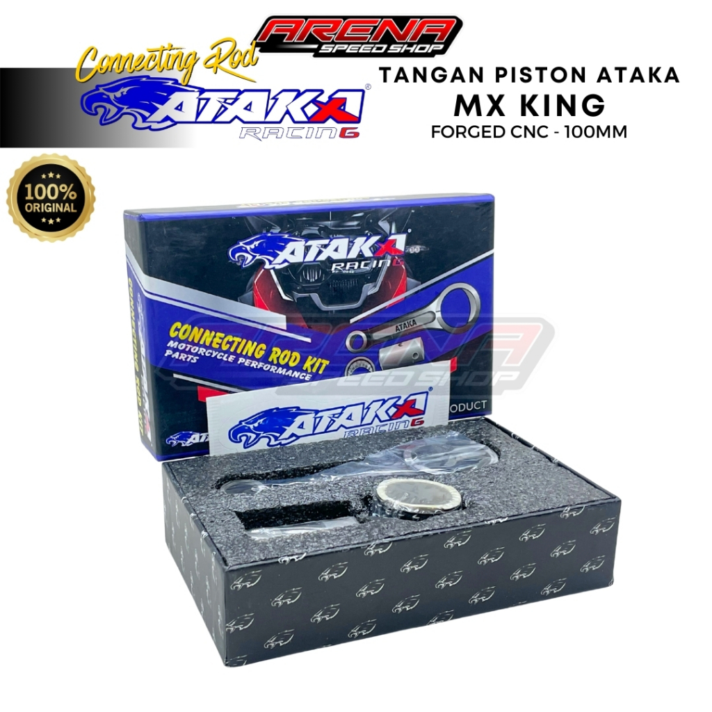 Jual ATAKA Racing Forged Connecting Rod MX King 100mm Tangan Piston ...