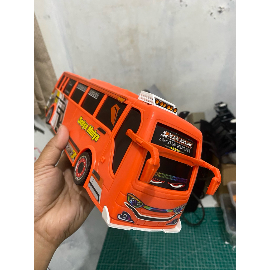 Jual Miniatur Bis Plastik RKC Modifikasi Sedya Mulya | Shopee Indonesia