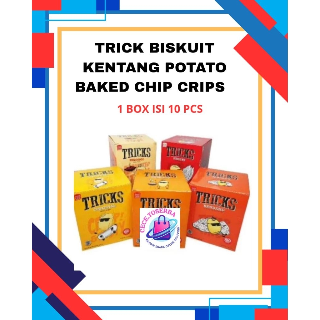 Jual Tricks Biscuit Kentang 12 Gr x 10 Pcs #Termurah | Shopee Indonesia