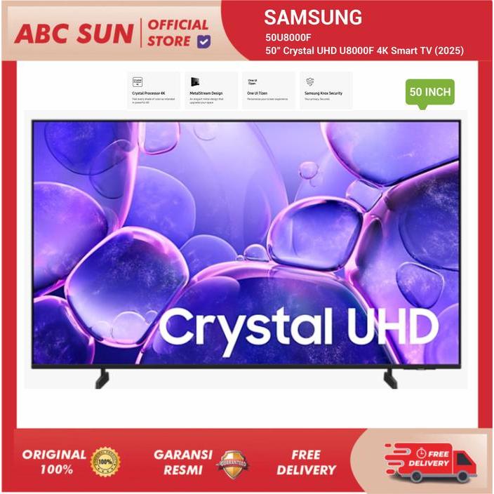 Jual Samsung 50U8000F Led Tv 50 Inch Crystal UHD U8000F 4K Smart TV ...