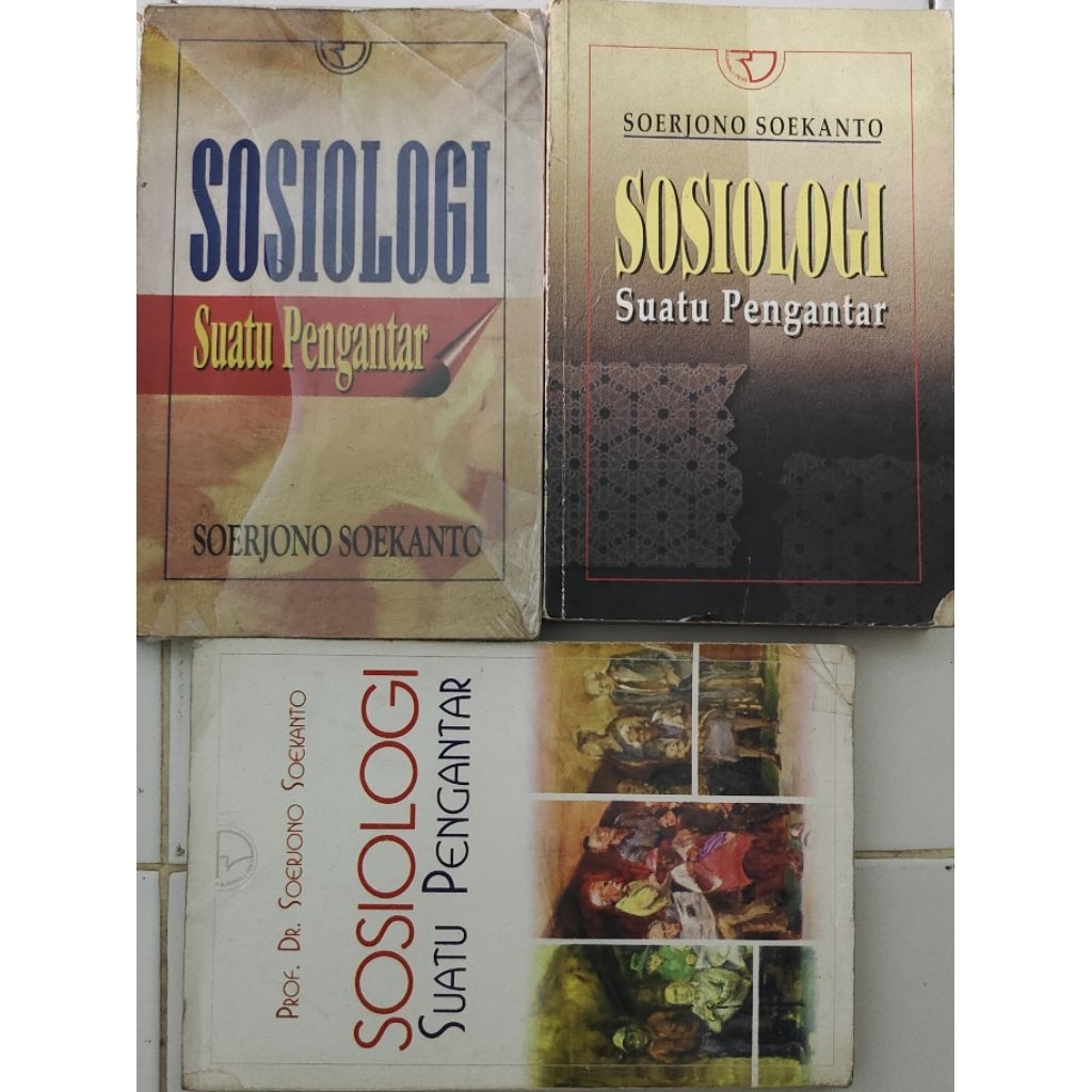 Jual BUKU SOSIOLOGI SUATU PENGANTAR SOERJONO SOEKANTO BEKAS ORIGINAL ...