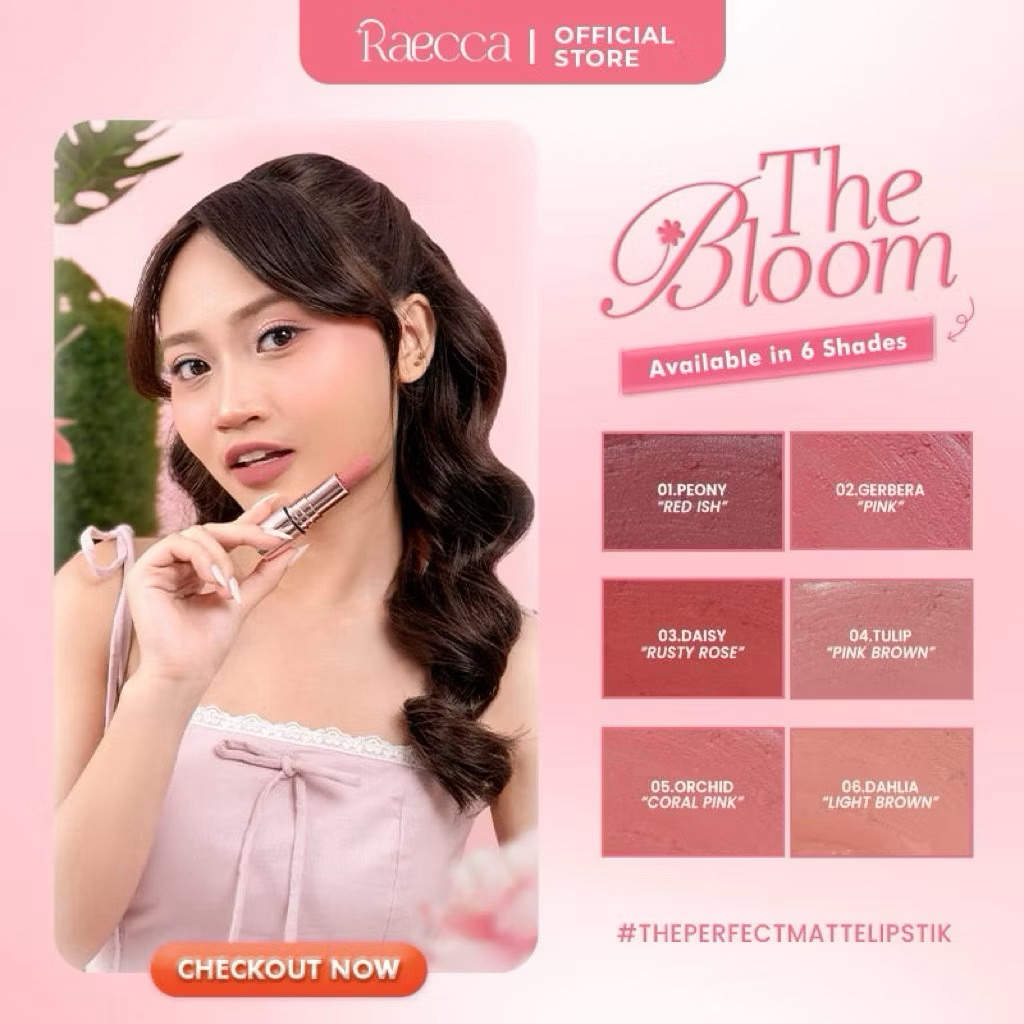 Jual [New Launching] Raecca The Bloom Perfect Matte Lipstick - Lip ...