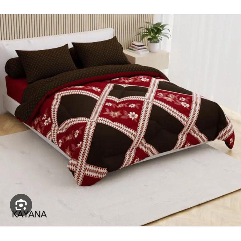 Chesterfield Check Bedcover – Twin Or Queen Size, Red Or Black, 100% Cotton