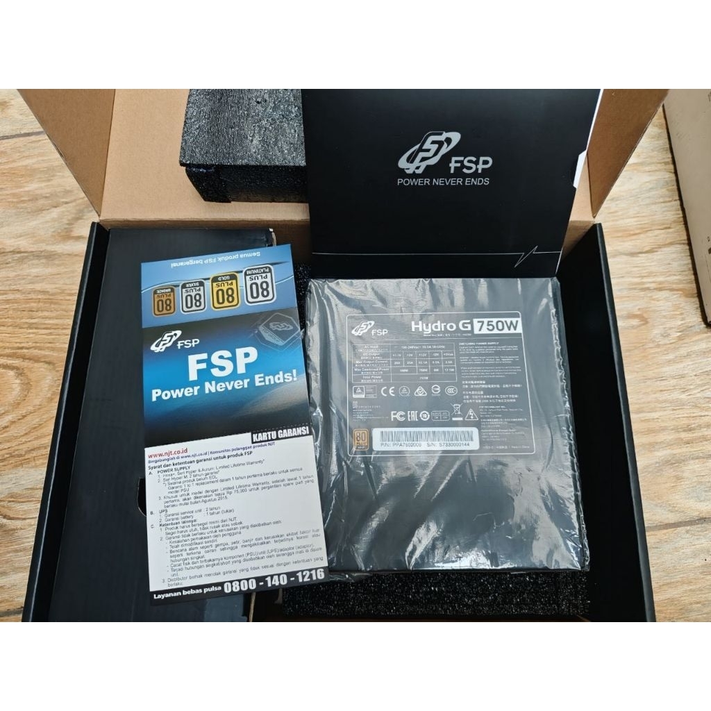 Jual Power Supply PSU FSP Hydro G HG750 750W BNIB | Shopee Indonesia