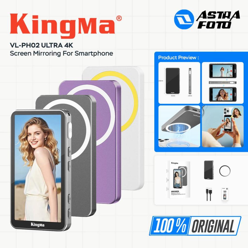 Jual KINGMA VL-PH01 MAX New Version Selfie Monitor Screen Phone