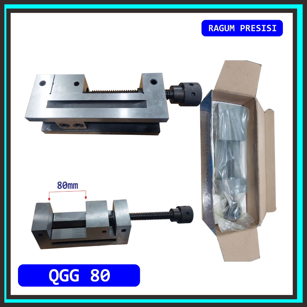 Jual RAGUM PRESISI QGG80 CEKAM VISE PRESISI UKURAN 80MM | Shopee Indonesia