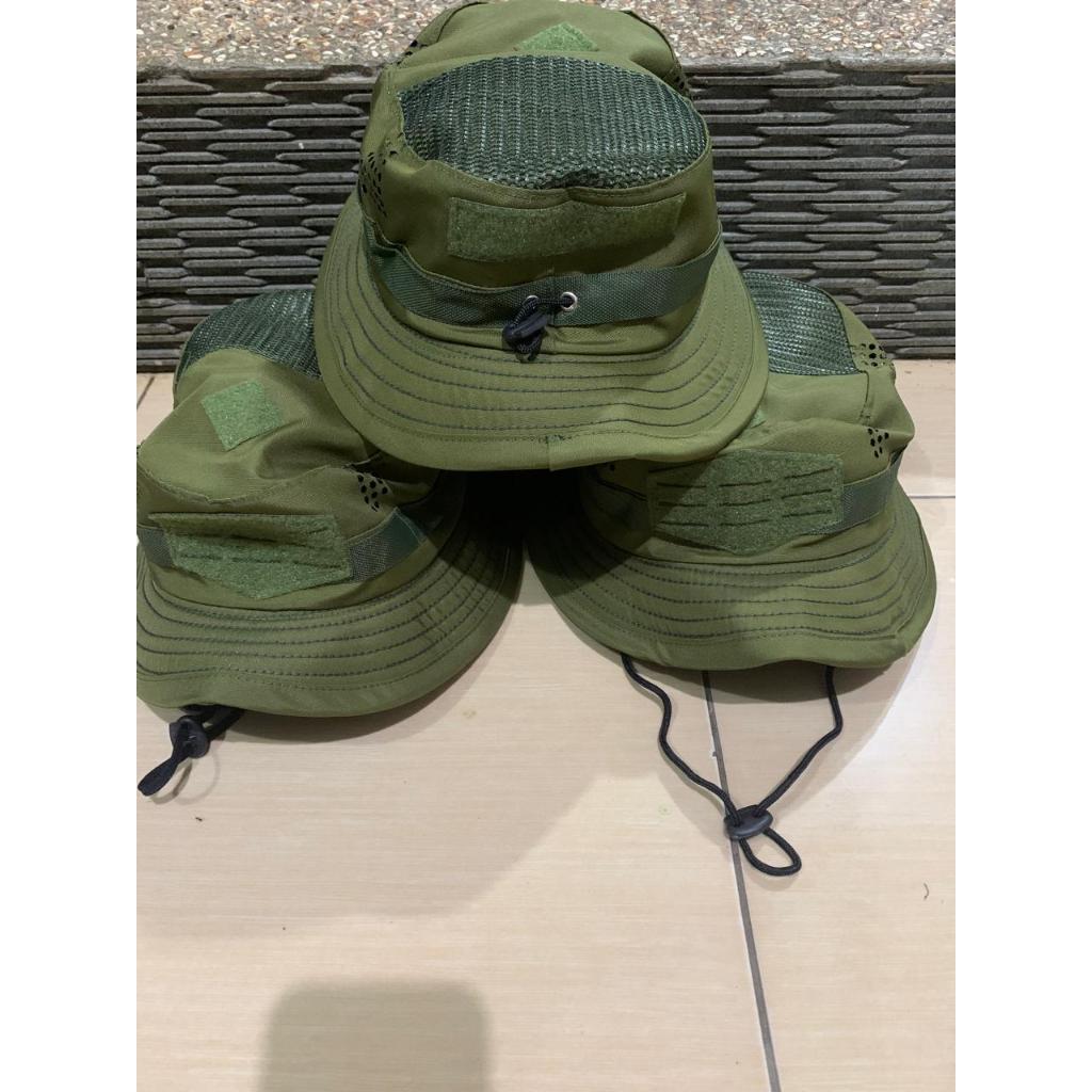 Jual TOPI RIMBA ARMY HATS BUCKET HIJAU VARIASI LASER COD | Shopee Indonesia