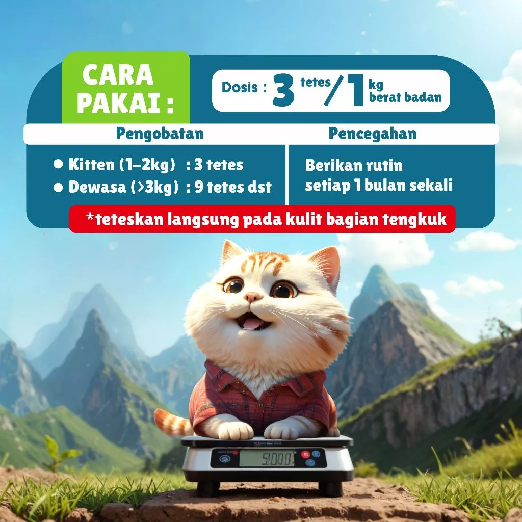 Catapaw Obat Tetes Kutu Kucing