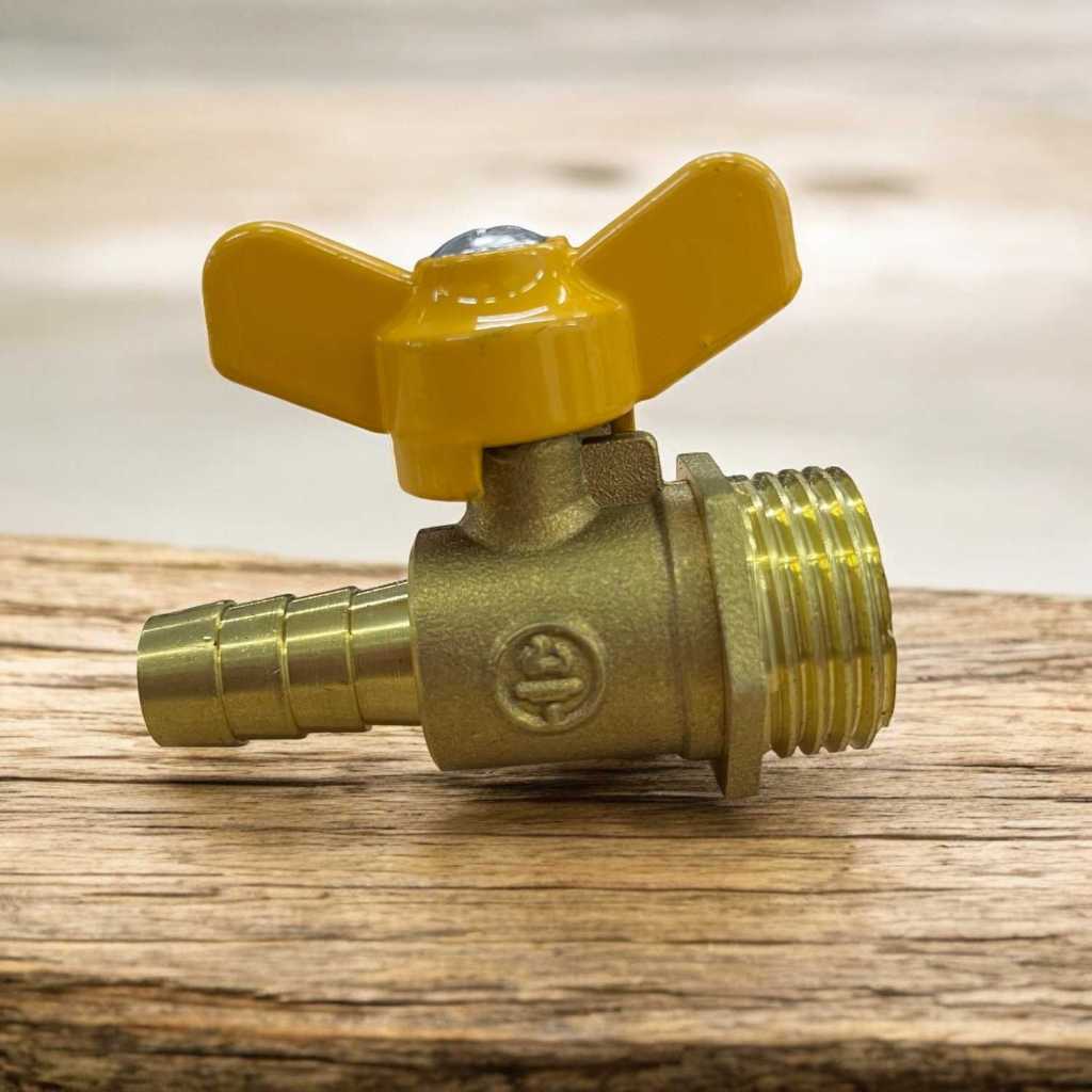 Jual HAN FMA Keran Kuningan 1/2 Inch Katup Bola Ball Valve Thread ...