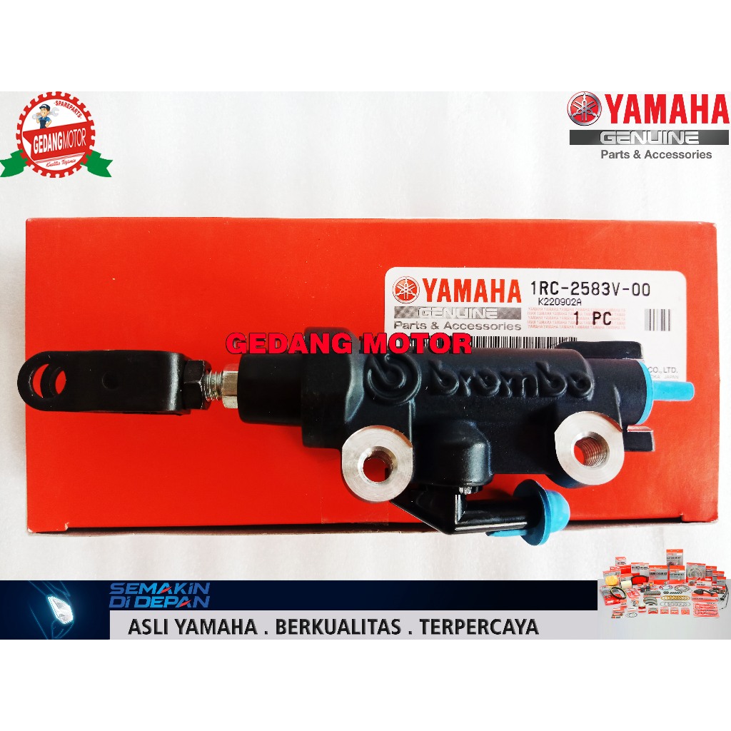 Jual MASTER REM BELAKANG BREMBO R1 R 1 R6 R 6 MT 09 ASLI ORIGINAL ...