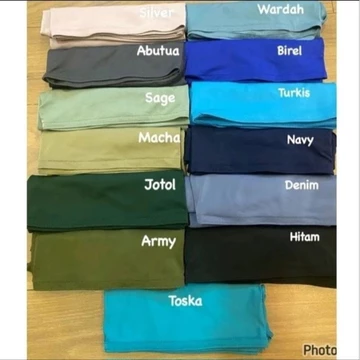 Hijab Jisoo Instan 2 In 1 Inner Instan All Size Fit To L Spandex Jersey Woven Label Fanza Hijab