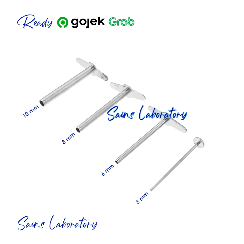 Jual Pelubang Gabus Stainless 1 Set Isi 4 Jenis Cork Borer Set Lab Cork ...