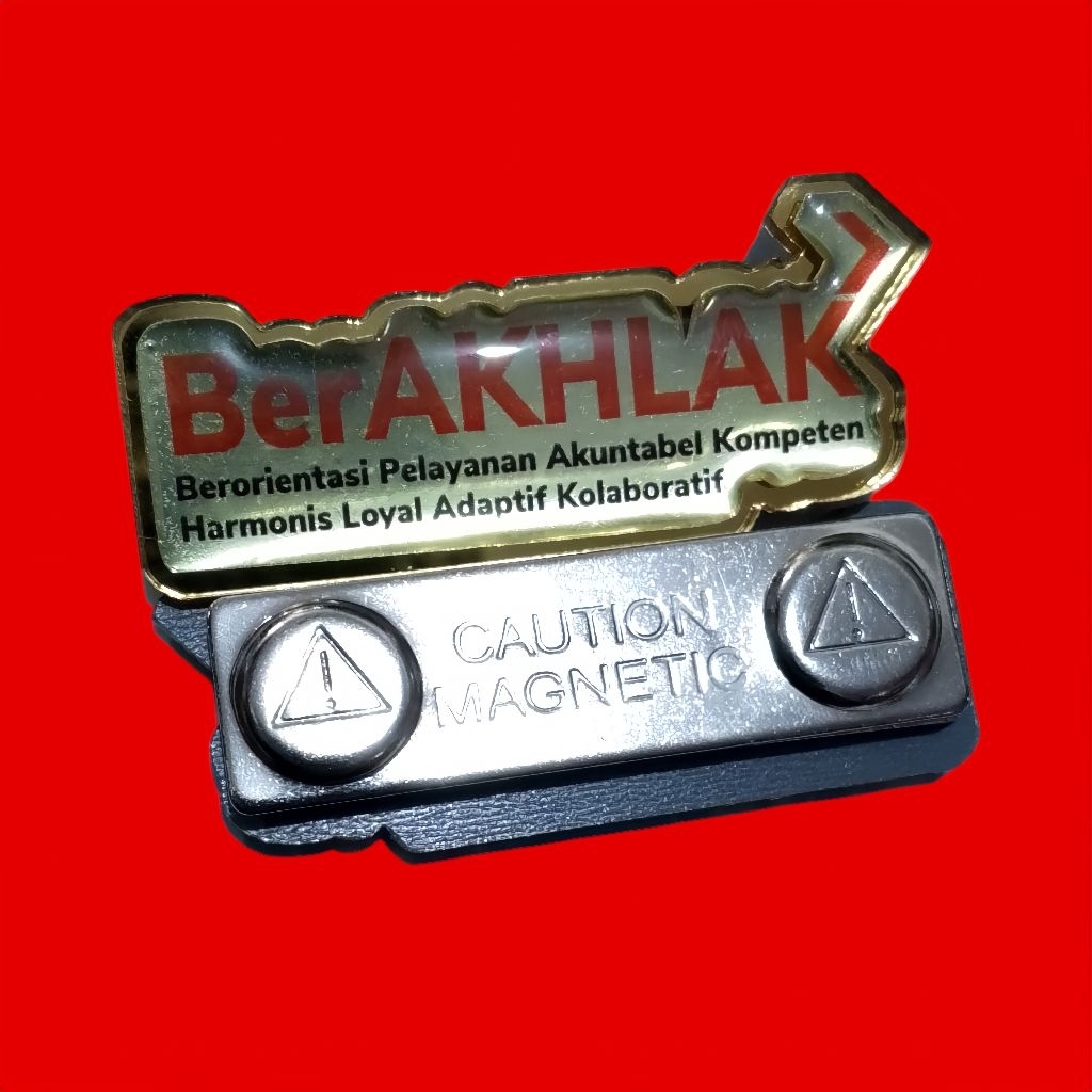 Jual Pin ASN BerAKHLAK anti air anti karat premium | Shopee Indonesia