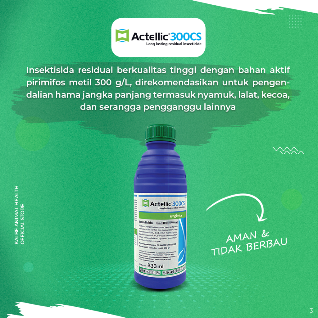 Jual Syngenta Actellic 300 CS 833 ml Botol - Insektisida untuk ...