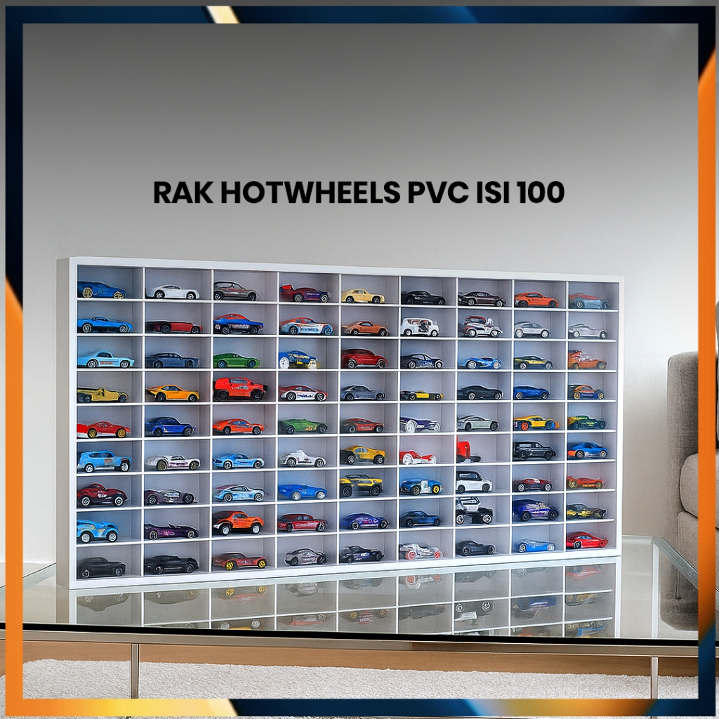 Jual Rak Hotwheels Isi 100 Tanpa Logo Landscape Pvc Board Creative ...