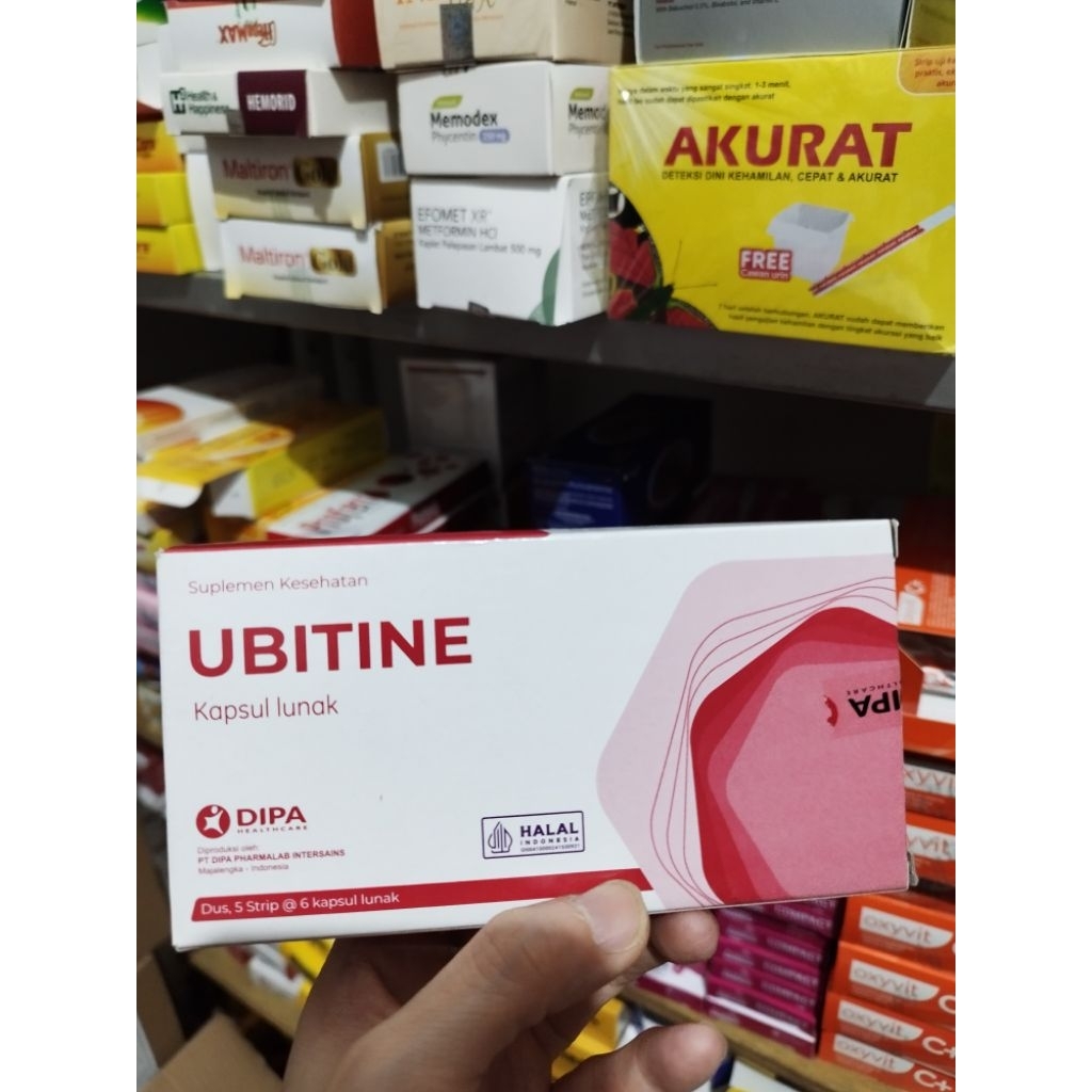 Jual ubitine box isi 30 kapsul | Shopee Indonesia
