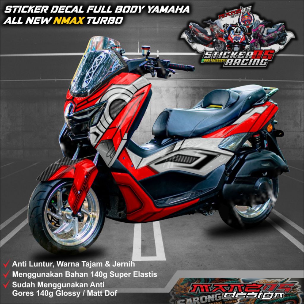 Jual Stiker Decal Nmax Turbo Full Body Variasi Airbrush | Shopee Indonesia