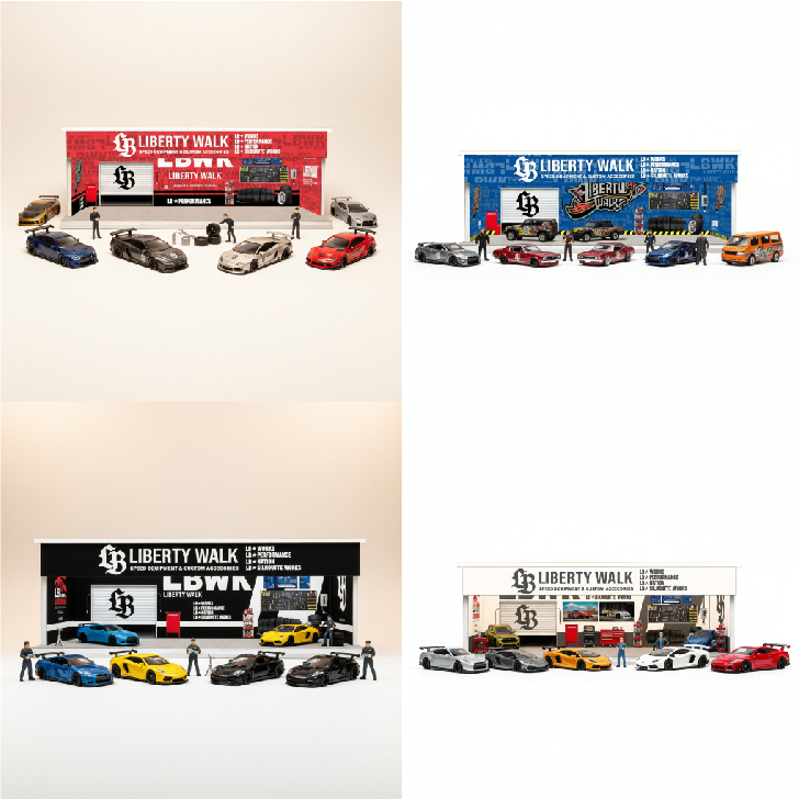 Jual KARIMAKE GARAGE DIORAMA BENGKEL GARAGE LIBERTY WALK LBWK LB SUPER ...