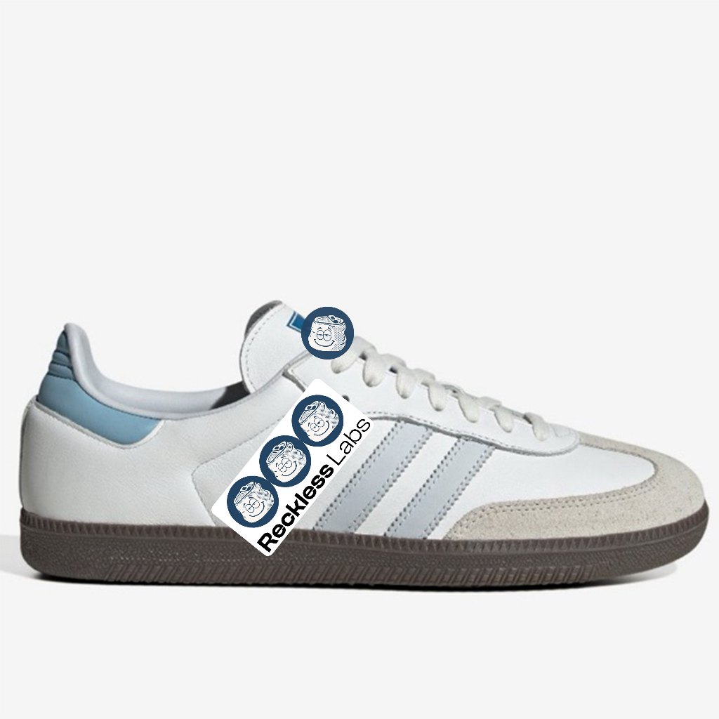 adidas gazelle silver green womens adidas W Samba OG 'White Halo Blue' 8 main image 1